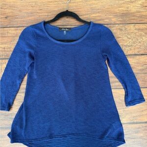 Blue Velvet Heart Women's Top